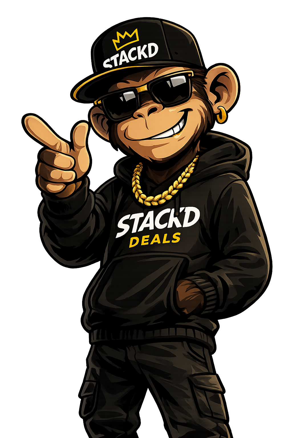 STACKD Monkey Mascot